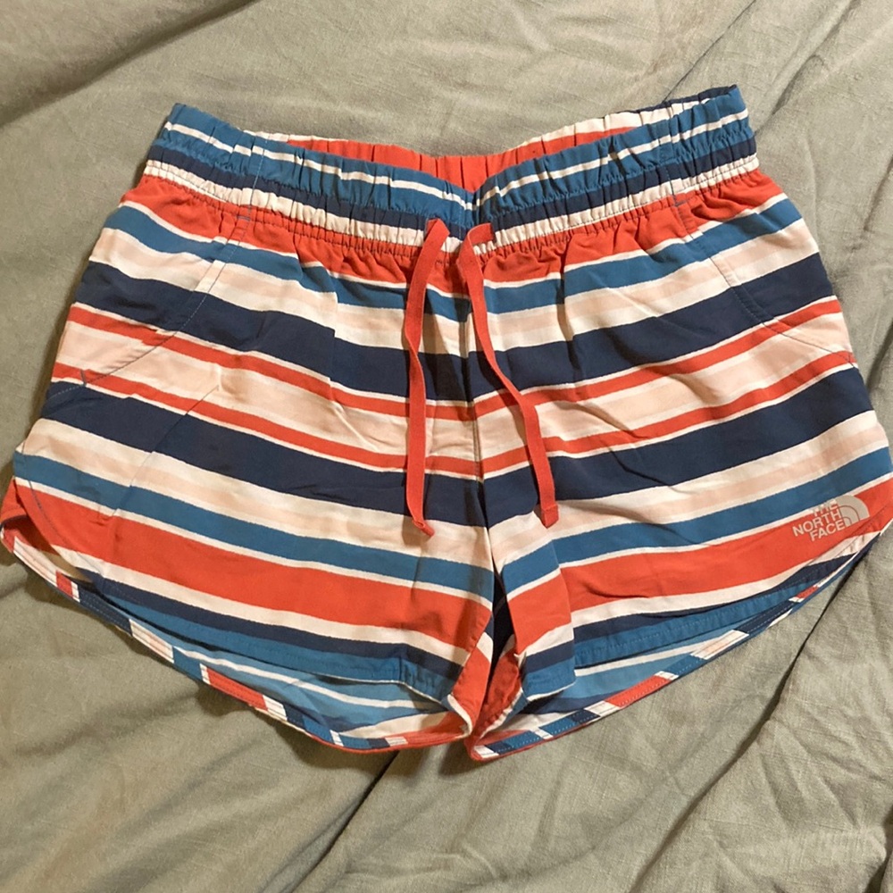 The North Face Athletic Shorts Red and Blue
